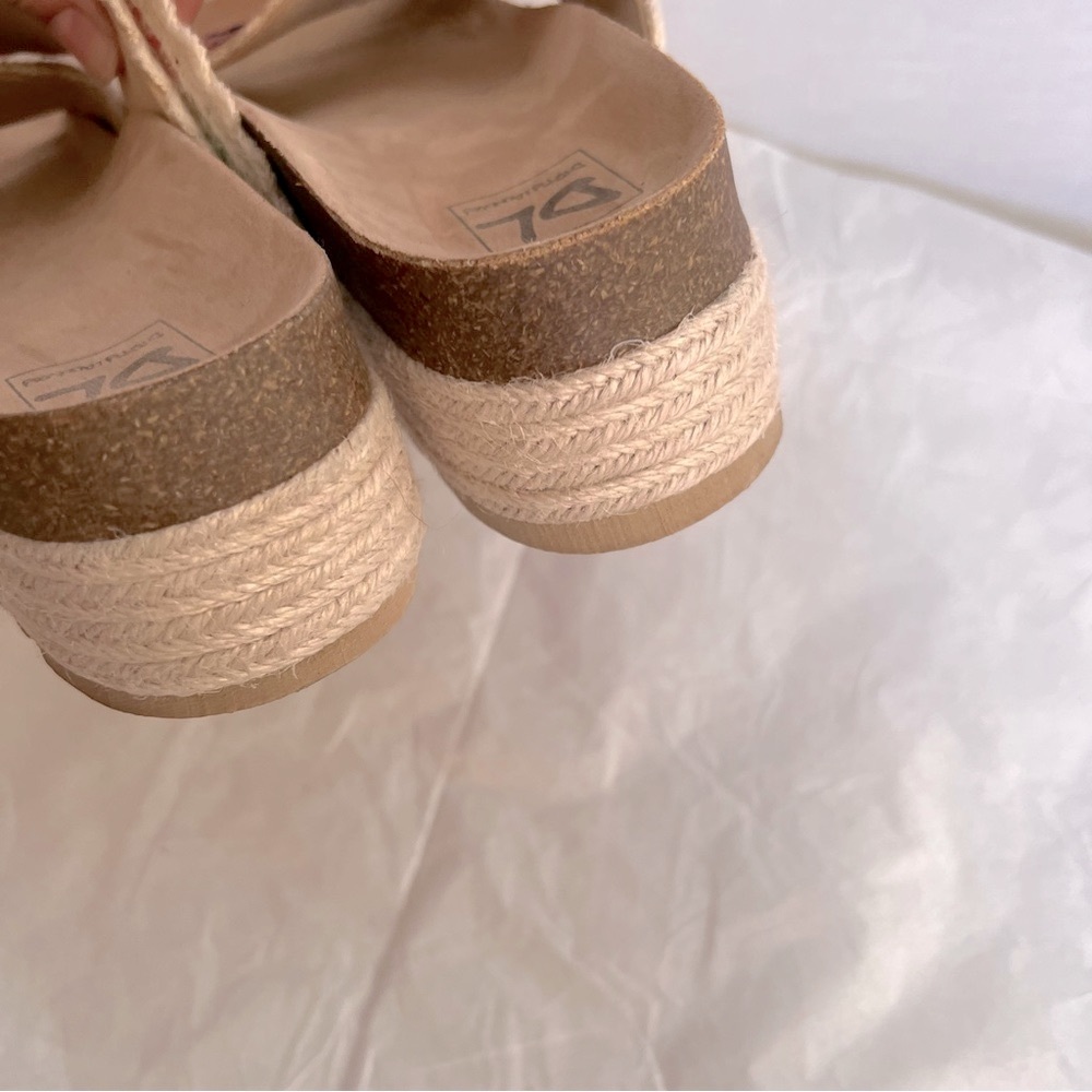 Dirty Laundry Beige Multicolored Patchwork Platfo… - image 6